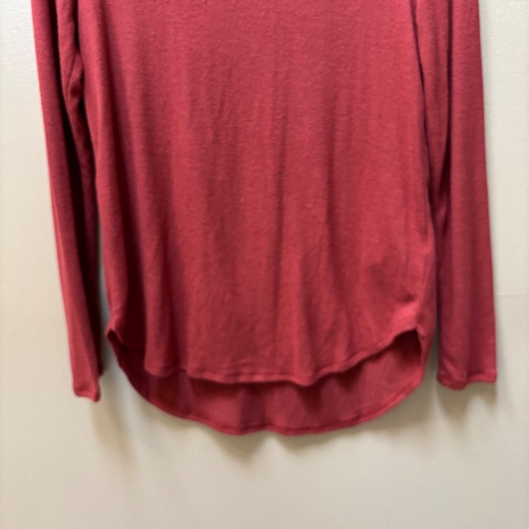 Old Navy Plush Knit Long Sleeve Tee Spice (Orange/Brown) Size XS NWT - Picture 5 of 9